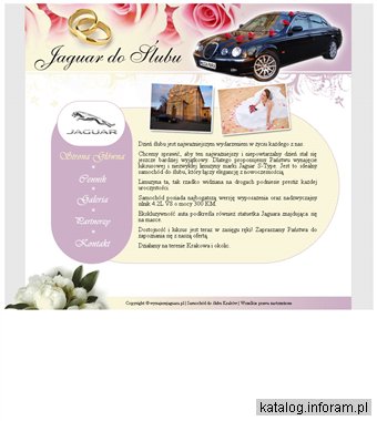 Jaguar do ślubu Kraków