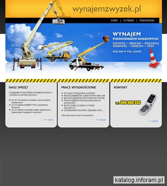 wynajemzwyzek.pl - wynajem podnośników koszowych