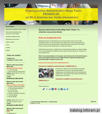 Bardzo tania wypożyczalnia samochodów