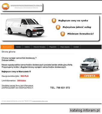 Wynajem samochodów dostawczych Warszawa