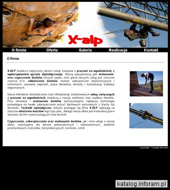 X-ALP - prace wysokościowe, malowanie dachów.