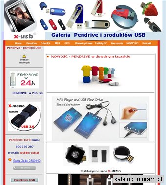 X-USB - stylowe pendrive