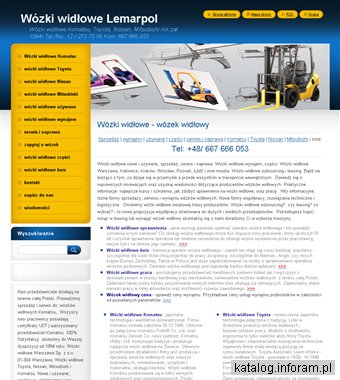 Wózki widłowe Lemarpol