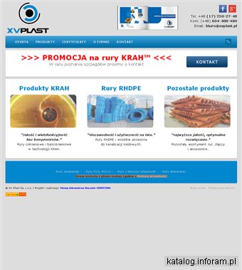 Polski producent rur z tworzyw sztucznych XVPlast Sp. z o.o.