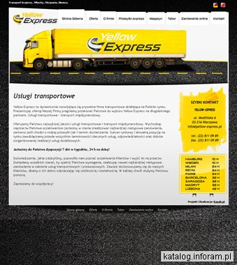 Usługi transportowe - transport międzynarodowy