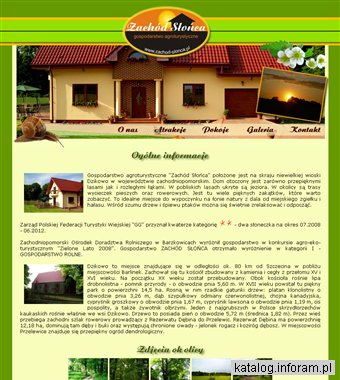 Gospodarstwo agroturystyczne Zachód Słońca