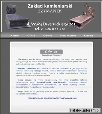 Zakład kamieniarski, kamieniarstwo - Marcin Szymanek - Częstochowa