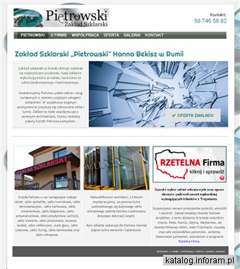 ZAKŁAD SZKLARSKI PIETROWSKI HANNA BEKISZ lustra Rumia