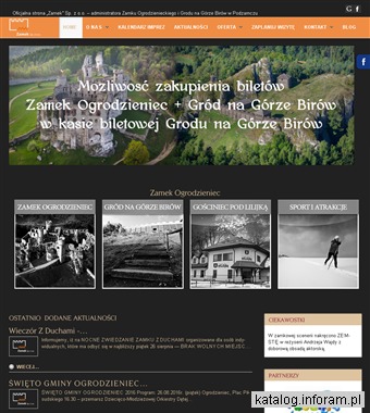 ZAMEK Imprezy dla firm zamek Ogrodzieniec