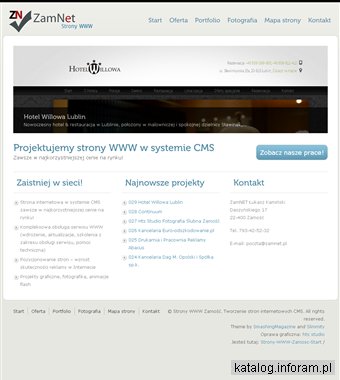 Strony WWW Zamość. Tworzenie stron internetowych CMS