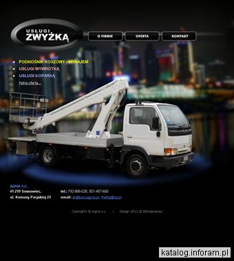 AGMA S.C. - usługi zwyżką