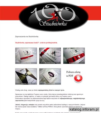 Zaproszenia na studniówkę