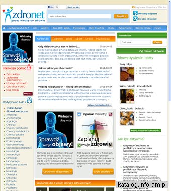 Zdronet – strona poświęcona medycynie i diagnostyce chorób