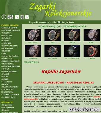 Repliki zegarków