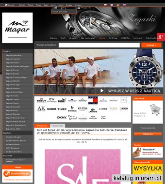 MAGAR zegarek damski casio