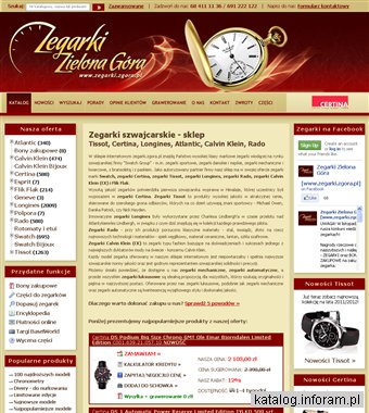 Zegarki Tissot, Longines, Certina