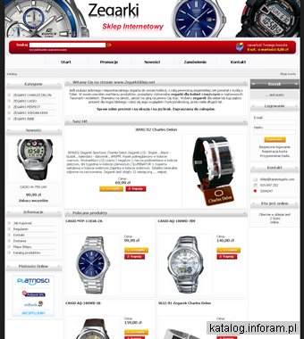 Sklep Internetowy zegarki