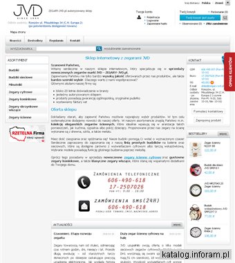 DEMUS zegary drewniane ścienne