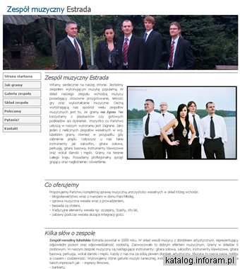 Zespół muzyczny Estrada Gramy TYLKO na ŻYWO