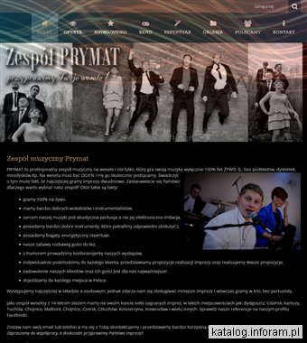 Zespół muzyczny Prymat - orkiestra na Twoje wesele NA ŻYWO Bydgoszcz, Gdańsk,Tuchola