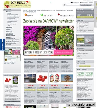 Ziarenko - nasiona egzotyczne i rośliny tropikalne