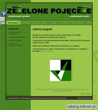 Projektowanie ogrodów, projektowanie wnętrz - ZIELONE POJĘCIE