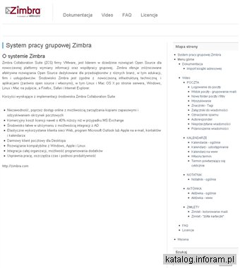 System pracy grupowej Zimbra