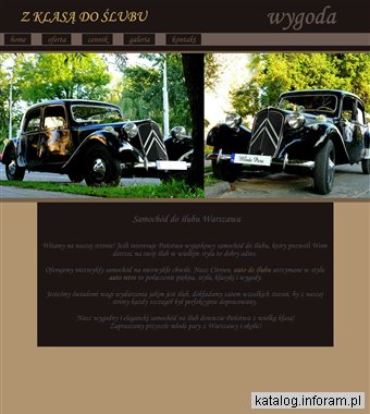 Auto do ślubu Warszawa