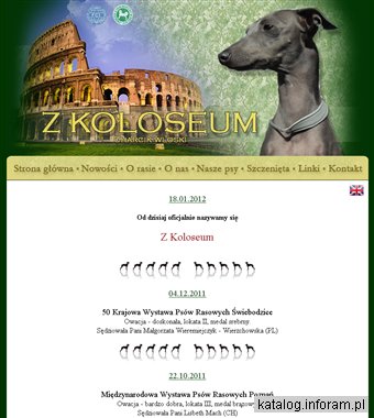 Hodowla charcików włoskich - Z Koloseum