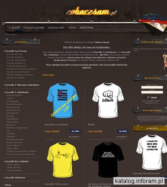 śmieszne Koszulki i nadruki na koszulki