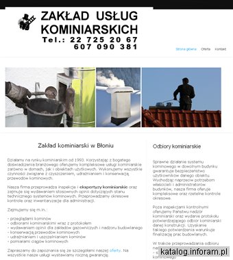 ZAKŁAD USŁUG KOMINIARSKICH TYCZYŃSKI, SZYMAŃSKI Kominiarz Sochaczew