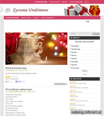 Życzenia urodzinowe