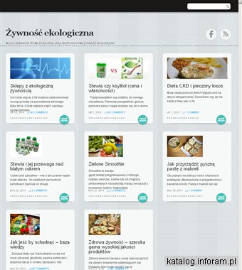 Żywność ekologiczna BLOG