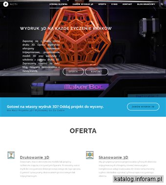 Wydruki 3D na zamówienie - drukarnia 3D NCTI