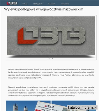 BTB wylewka anhydrytowa mazowieckie