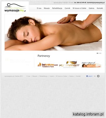 Masaż i rehabilitacja z dojazdem do domu klienta - Kraków i okolice