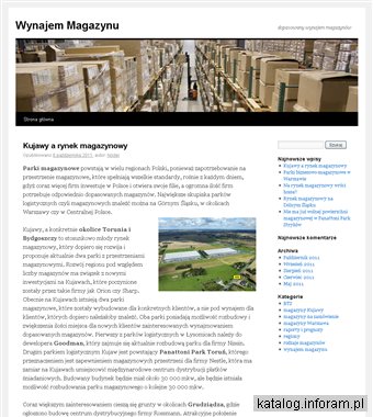 Dopasowany wynajem magazynu