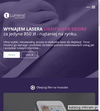 Laser do usuwania owłosienia