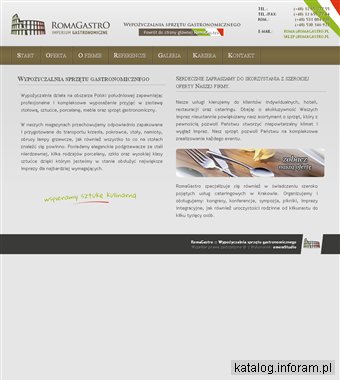 Wypożyczalnia sprzętu cateringowego Kraków