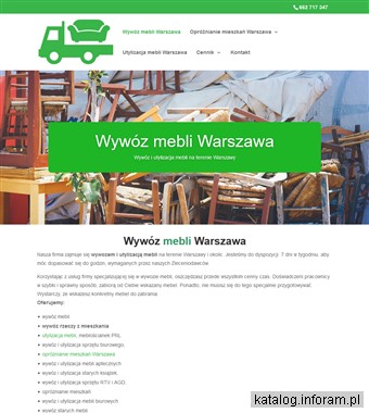 Odbiór starych mebli - wywozmebliwarszawa.pl