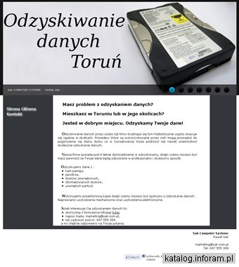 Odzyskiwanie danych Toruń