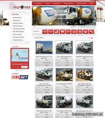 STYRONEX - pompogruszki, węzły betoniarskie