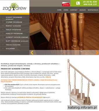 Producent schodów z drewna