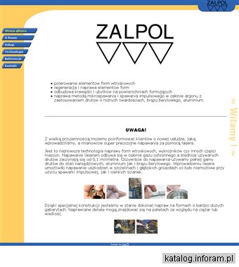 ZALPOL JAN ZALECH laserowe spawanie
