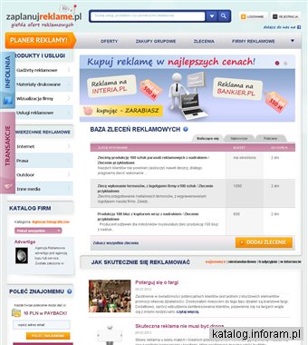 Giełda ofert reklamowych i marketingowe zakupy grupowe