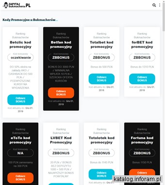 Polscy Bukmacherzy online w 2019 roku