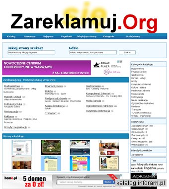Zareklamuj.Org - Rzetelny katalog stron WWW