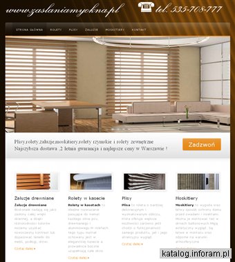 FIRMA VITAL MAREK TURMIŃSKI rolety Warszawa