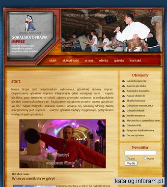 Góralska oprawa imprez