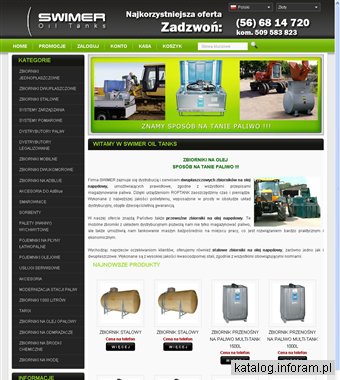 Zbiorniki na olej napędowy